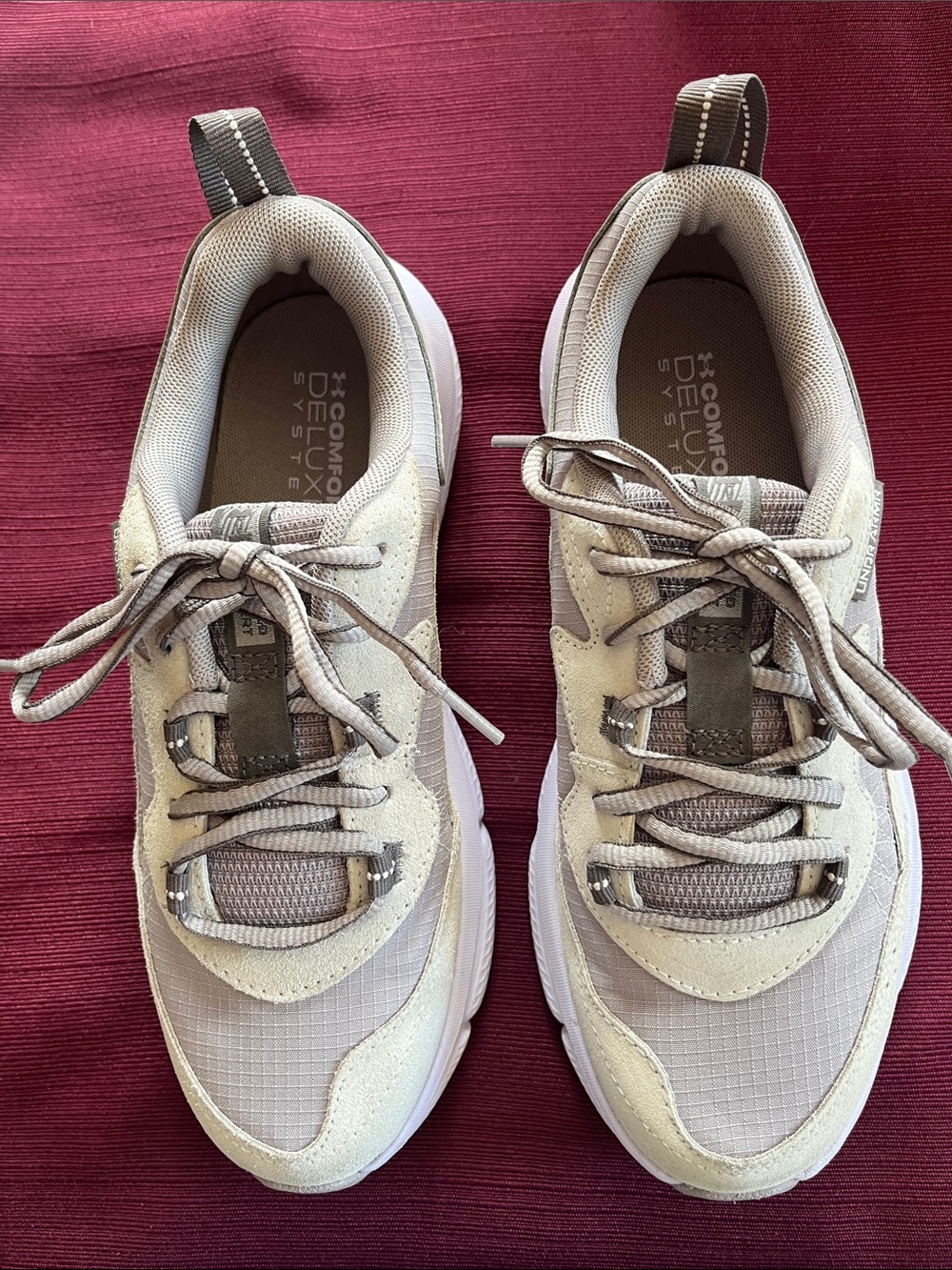 Under Armour Women's Taupe Lightweight Athletic Trainers